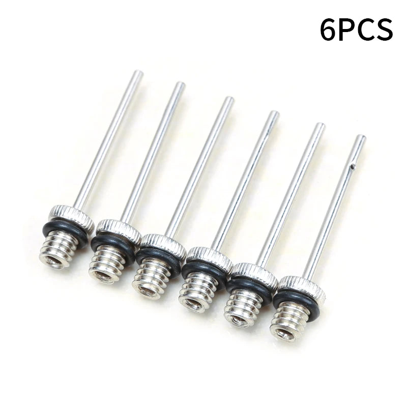 6/12 Pcs Inflatable Needles Basketball Soccer Volleyball Inflatable Needles Balls Universal Needles Pump Accessories