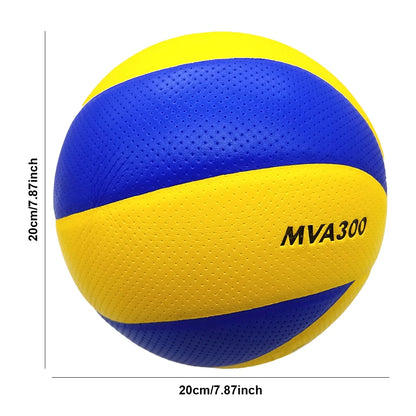 Size 5 Volleyball Soft Touch PU Ball Indoor Outdoor Sports Playground Game Competition Training for Professionals MVA300
